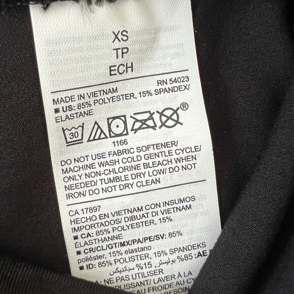 Old Navy Active Powersoft Go Dry Animal Print Legging Black on Black X - Picture 5 of 5